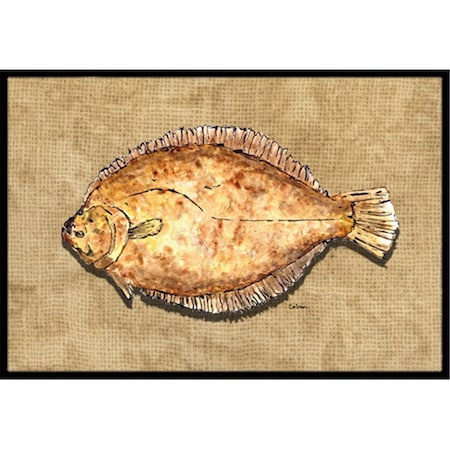 Carolines Treasures 18 x 27 In. Flounder Indoor or Outdoor Mat 8821MAT